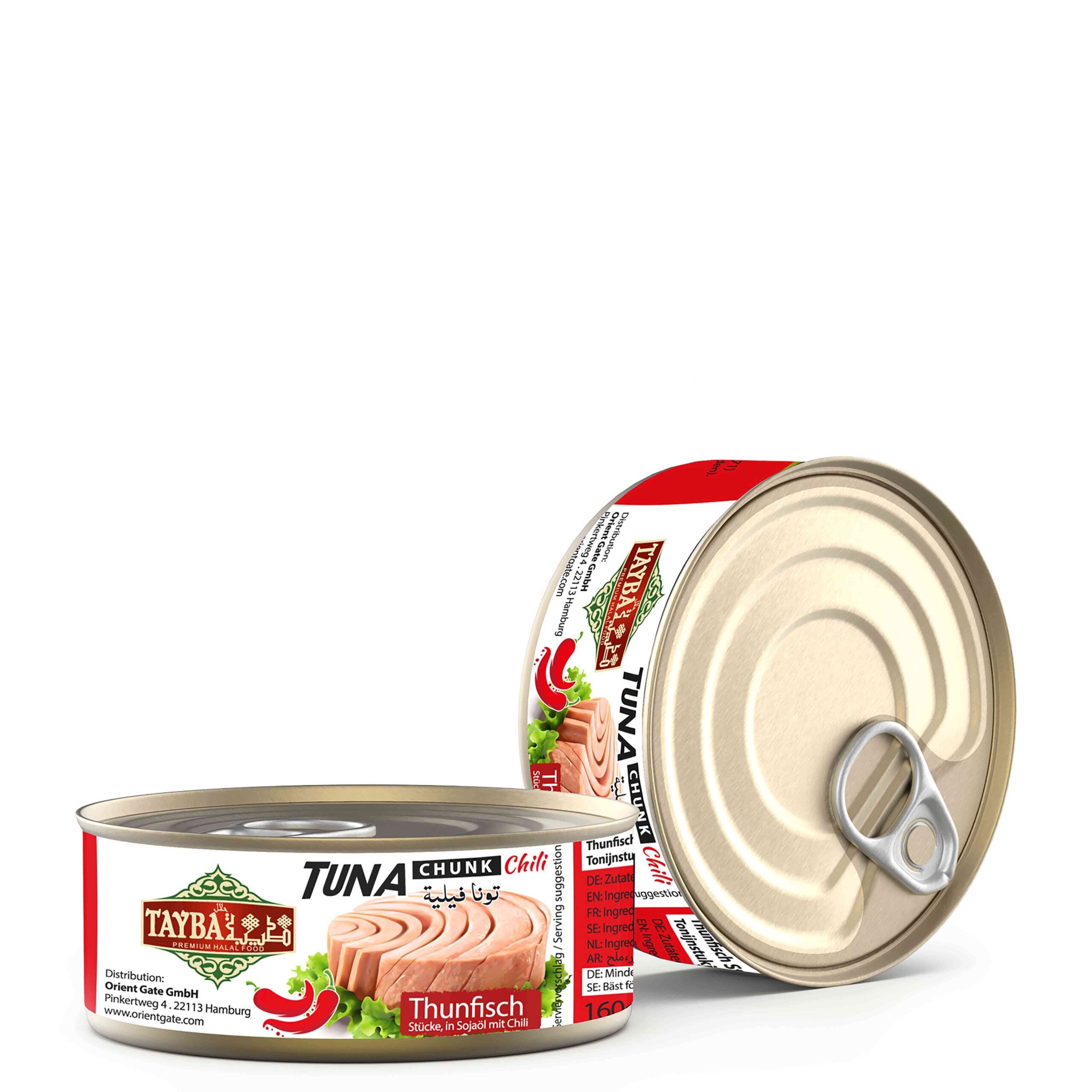 TAYBA TUNA CHUNK WITH CHILLI 160G